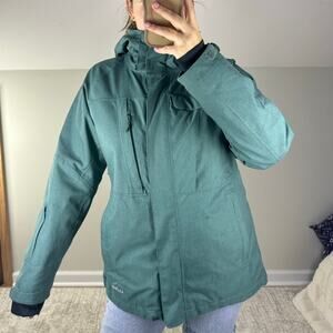LL Bean: Women's Teal Winter Jacket Size Medium